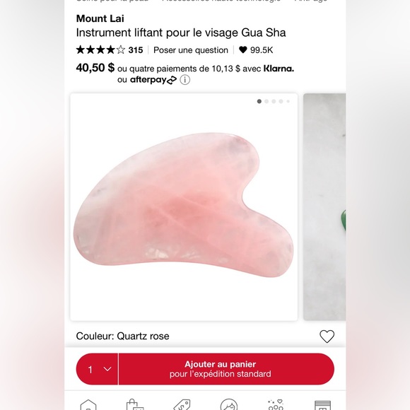 Clarins Gua Sha Instrument Lift-ant Face Massage - Picture 5 of 5